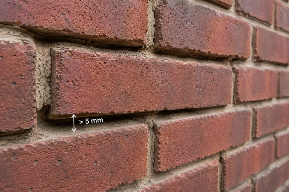 Joints creusés